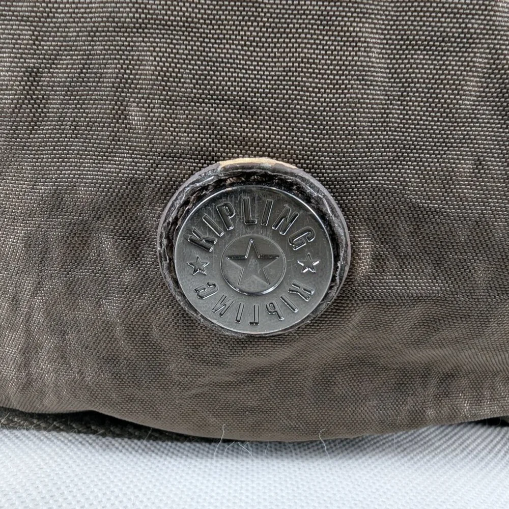 Kipling Large Shoulder Crossbody Bag Brown - Authentic - Made in China - Picture 5 of 16